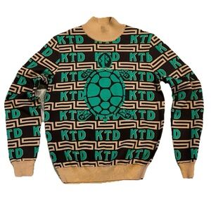 Kentucky Turtle Derby Sweater Mens Size Large “Hard To Find” Rare 2021 Green